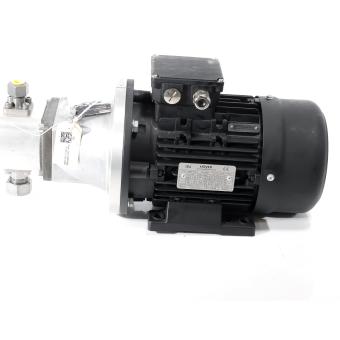 Three-phase motor with pump  New