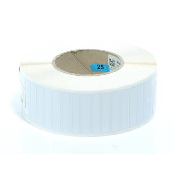 Polyester Etiketten Silber  Neu