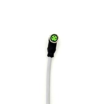 M8 female 90° A-cod. with cable 