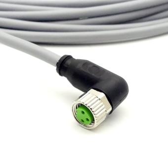 M8 female 90° A-cod. with cable 