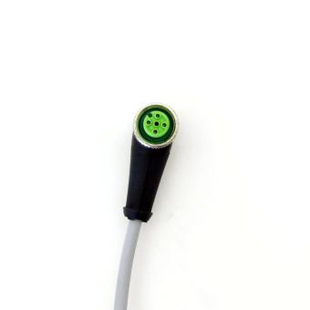 M12 female 90° A-cod. with cable 
