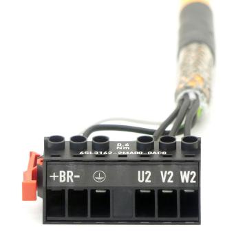 Power cable according Siemens 6FX8002-5DS06-1AG0 