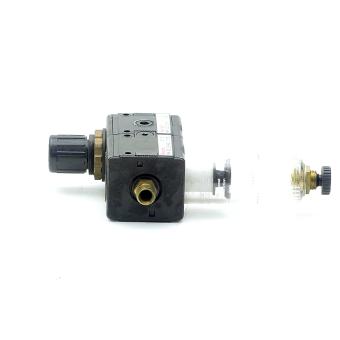 Pressure control valve and filter 