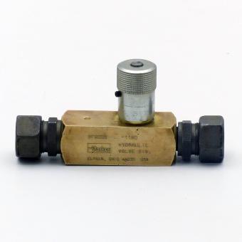 One-way flow control valve 