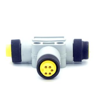 Metric round plug connector  