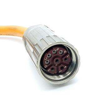 AC servo motor cable 4x1,5mm²+2x1,0mm² 3m  Used