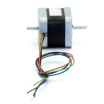 NEMA17 2-Phasen-Schrittmotor 1.8° 0.5Nm Litzen:4 0.85A 2-Wellenenden:5mm  