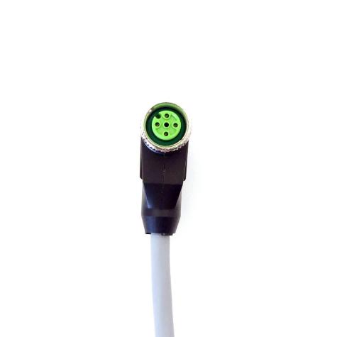 M12 female 90° A-cod. with cable shielded  New FS