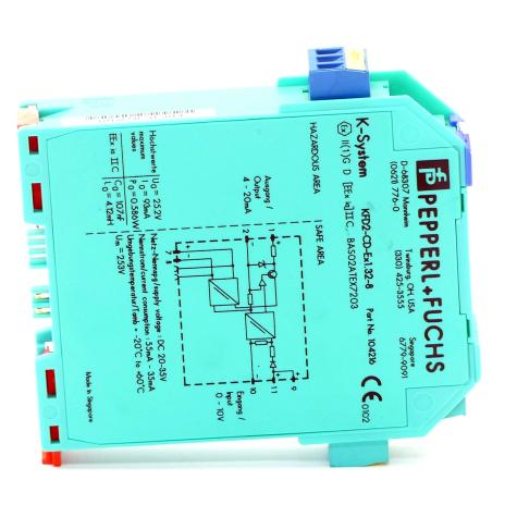 Stromausgangstreiber KFD2-CD-Ex1.32-8 Gebraucht