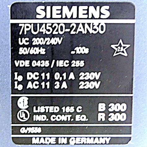 2 Pieces Zeitrelais 7PU 7PU45 20-2AN30 Neu OVP