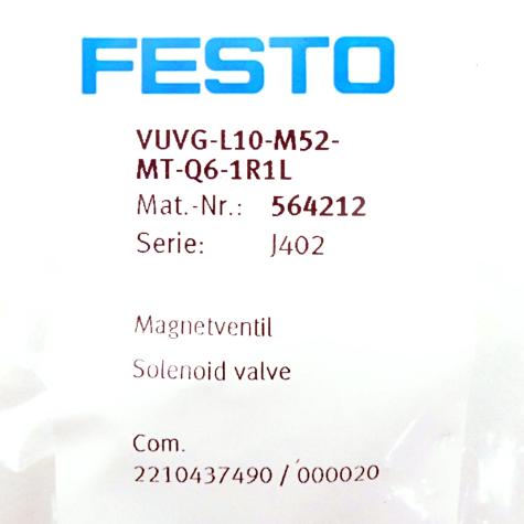 Magnetventil 564212 Neu OVP