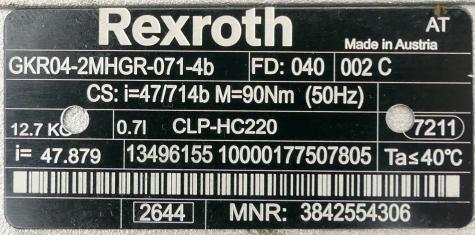 Getriebe Motor GKR04-2MHGR-071-4b  Gebraucht