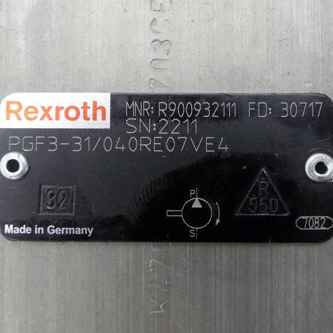 Hydraulic pump PGF3-31/040RE07VE4 + PGF3-31/040RL07VM New