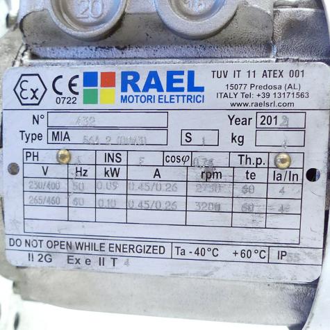 Ventilator with motor EH.VE.5794 Used