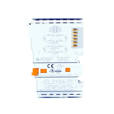 Analog input terminal  Used