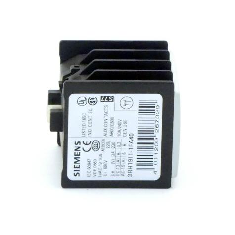 Auxiliary switch block  