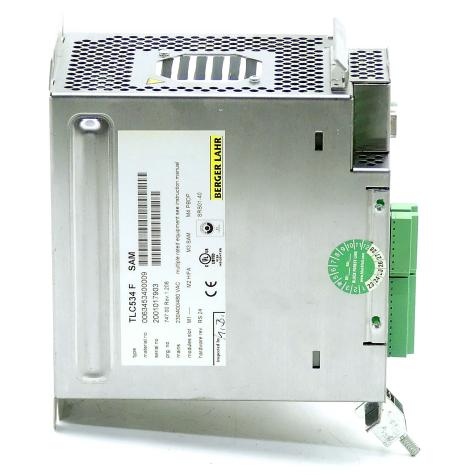 Positioning controller for 3-phase AC servo motors with Profibus-DP fieldbus interface and SAM safety module TLC534F -/HIFA/SAM/PBDP TLC534 F SAM  Used