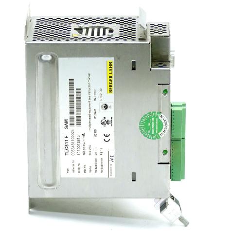 Positioning controller for 3-phase stepping motors with Profibus-DP fieldbus interface and SAM safety module TLC511F -/RM/SAM/PBDP  Used