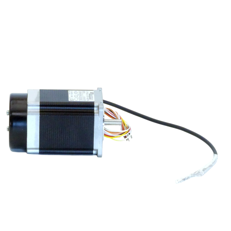 NEMA23 2-phase stepper motor 1.8° 1.35Nm Strands: 8 2.3A Front shaft: 6.35mm Encoder line driver  New FS