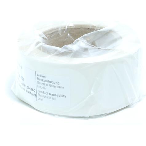 Foliensiegel-weiß, mit Aufdruck 500STK pro Rolle  Neu OVP