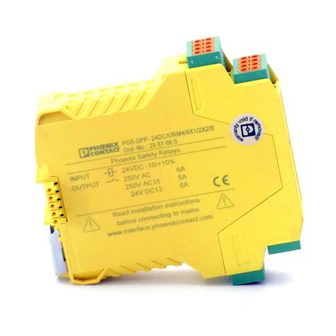 Safety relay PSR-SPP-24DC/URM4/4X1 PSR-SPP-24DC/URM4/4X1/2X2/B Used