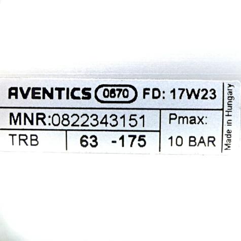 Tie rod cylinder TRB-DA-063-0175-0-2-2-1-1-1-BAS New FS