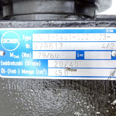 gear motor ABCA-01BG-426 + DVW1-1451-022/033 Used