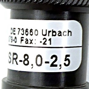 Glasfaser-Lichtleitersensor WRB 120 SR-8,0-2,5 Neu