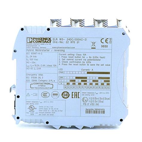 Hybridmotorstarter ELR W3-24VDC/500AC-2I Gebraucht