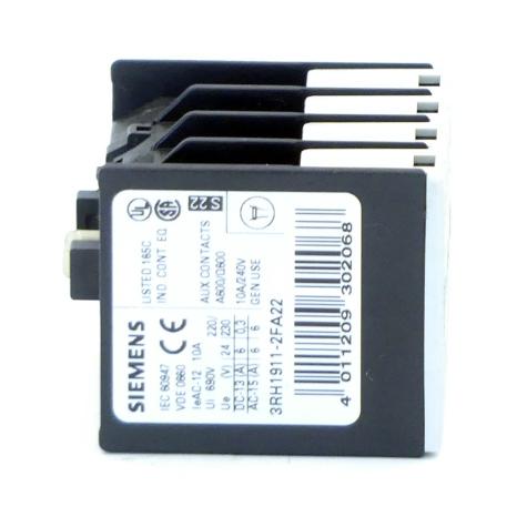 Siemens auxiliary contactor  Used