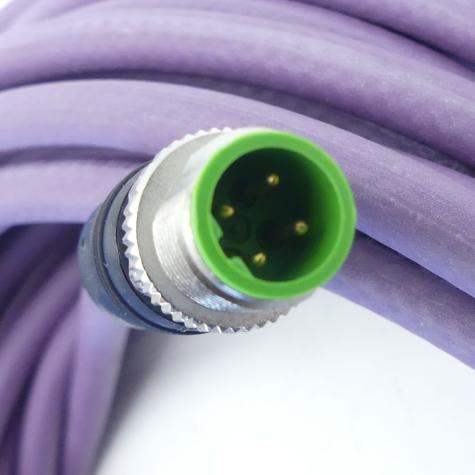Profibus Kabel M12 St. 0° / M12 Bu. 0° B-kod. geschirmt  Neu OVP