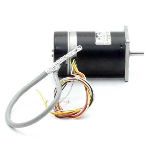 NEMA23 2-Phasen-Schrittmotor 1.8° 0.95Nm Litzen:8 2.3A 2-Wellenenden:6.35mm Encoder Line Driver  Neu OVP