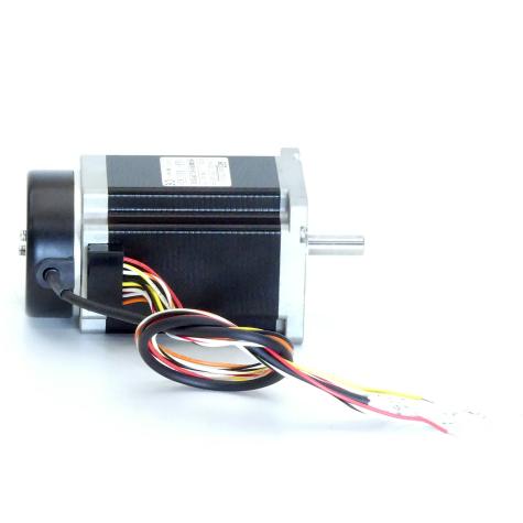 NEMA24 2-Phasen-Schrittmotor 1.8° 2,45Nm Litzen:8 3.0A Frontwelle:8mm Encoder Line Driver  Neu OVP