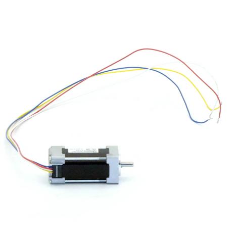 NEMA08 2-Phasen-Schrittmotor 1.8° 0.032Nm Litzen:4 0.5A Frontwelle:4mm  Neu OVP