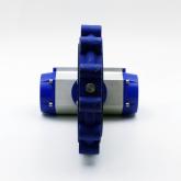 Pneumatischer Schwenkantrieb mit Absperrklappe ASGB5V100F Neu
