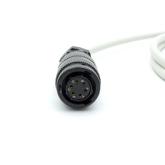 Rundsteckverbinder mit Kabel  Neu