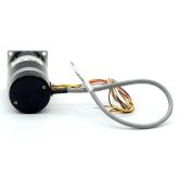 NEMA23 2-Phasen-Schrittmotor 1.8° 0.95Nm Litzen:8 2.3A 2-Wellenenden:6.35mm Encoder Line Driver  Neu OVP