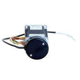 NEMA23 2-phase stepper motor 1.8° 1.35Nm Strands: 8 2.3A Front shaft: 6.35mm Encoder line driver  New FS