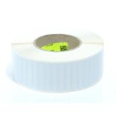 Polyester Etiketten Silber  Neu