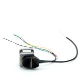 NEMA17 2-Phasen-Schrittmotor 1.8° 0.5Nm Litzen:4 1.3A Frontwelle:5mm Encoder Line Driver  Neu OVP