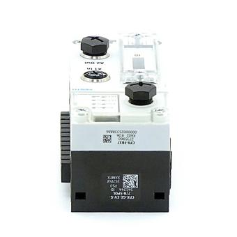 Busknoten CPX-FB37 mit Verkettungsblock CPX-GE-EV-S-7/8-5POL 