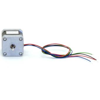NEMA17 2-Phasen-Schrittmotor 1.8° 0.5Nm Litzen:4 0.85A 2-Wellenenden:5mm  Neu OVP