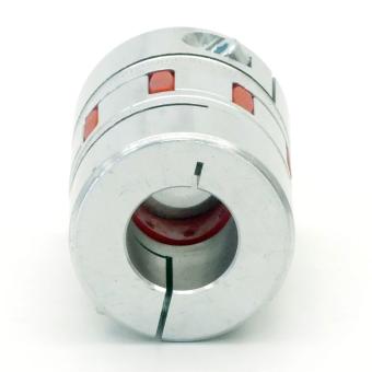 Claw coupling w. clamping hubs 