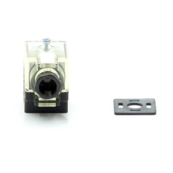 Ventilstecker BF A 18mm 24V LED 
