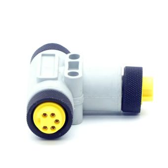 Metric round plug connector  