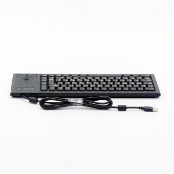 Compact Keyboard with integrated trackball 