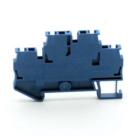 Double level pull spring terminal block STTB 2,5 BU 4017918186821 