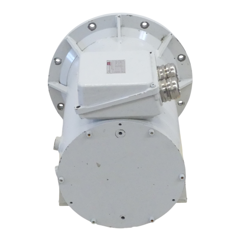 Water-cooled three-phase motor  Used