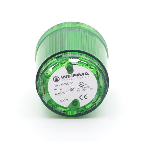 LED permanent light Element 24VAC/DC GN  New