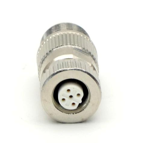 M12 female 0° B-cod. IDC  New FS